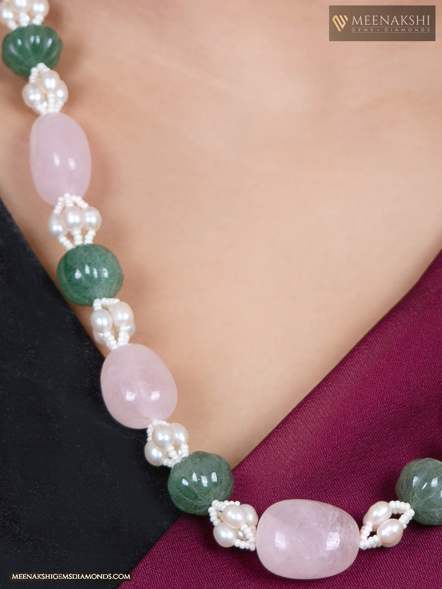 nephrite jade butterfly and gorgeous white pearl necklace – Kojima Pearl